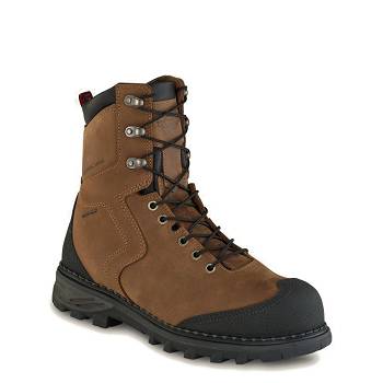 Red Wing Burnside 8-inch Safety Toe - Ťavie Nepremokave Topanky Panske, RW093SK